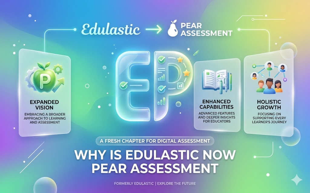 why is edulastic now pear assessment
